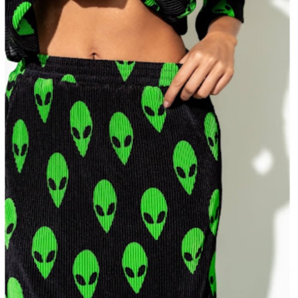 Dressed in Lala Homesick Alien Maxi Skirt